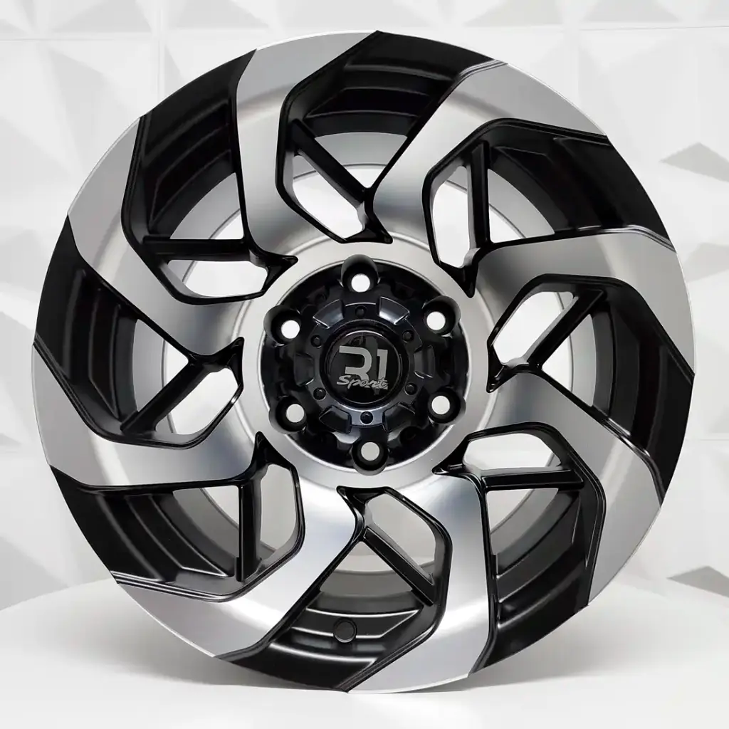 RIN 15X10 5-139.7 R1 SPORT DX653 BLACK MACHINE FACE ET-44 CB110