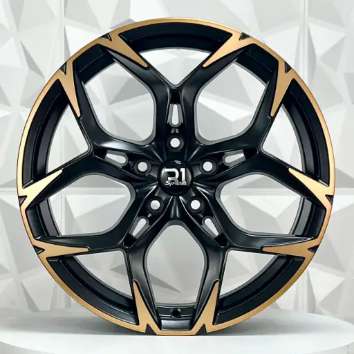 [208590] RIN 20X8.5 5-112 R1 SPORT CPR01 SATIN BLACK MF+COPPER ET40 CB57.1