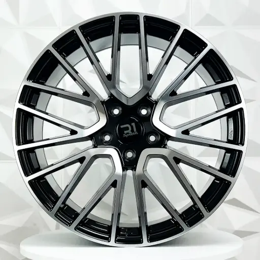 [228524F] RIN 22X10 5-130 R1 SPORT C397 BLACK MACHINE FACE ET48 CB71.56